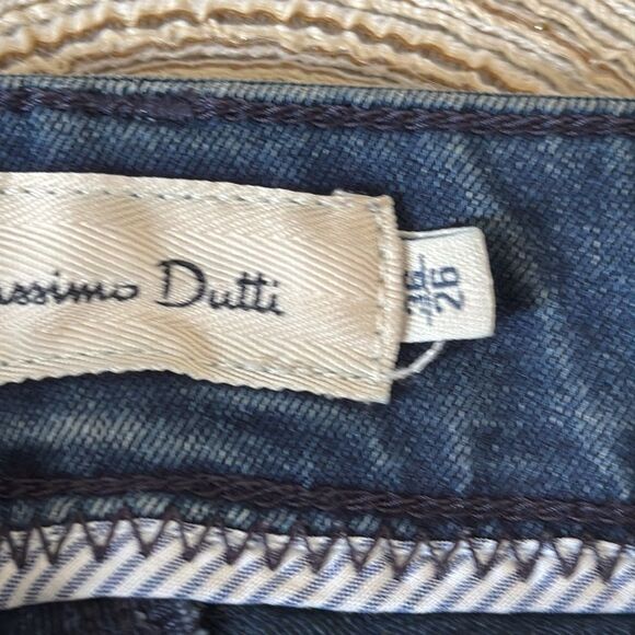 Massimo Dutti Women's Skinny‎ Jeans Size 26 Blue Mid-Rise Stretch Side Zipper - Picture 7 of 9